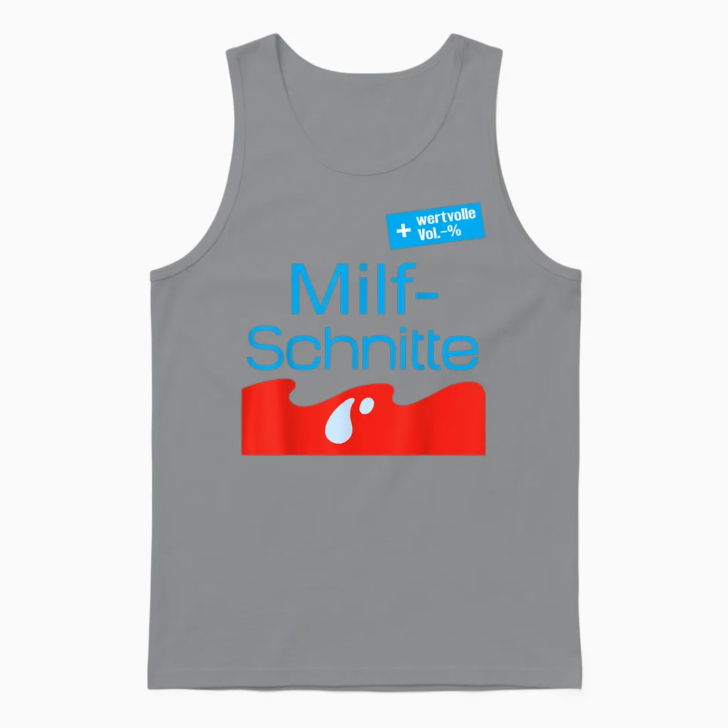 Milf Schnitte Lustige Geschenke Unisex Tank Top in Sport Grey