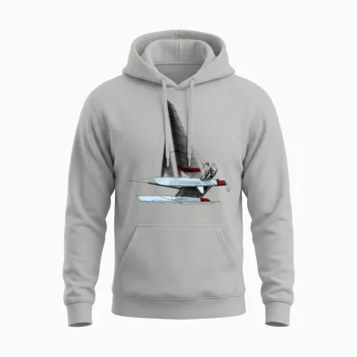Catamaran Unisex Hoodie - Ash