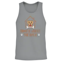 Dog- Home Is Where the Dog Is Unisex Tank Top - Sport Grey – 2