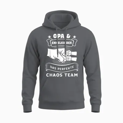 Opa & Enkelkinder Team Opa Enkelkinder Unisex Hoodie - Charcoal