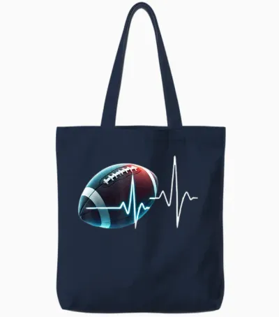 Rugby Player Rugbyman Humour Rugby T-Shirt, Black, S Tote Bags - Navy