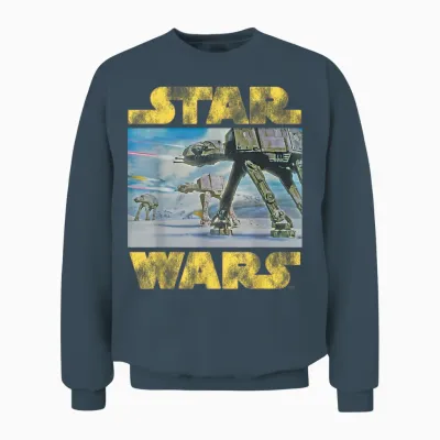 Star Wars Vintage Imperial At-At Battle of Hoth Unisex Sweatshirt - Dark Heather