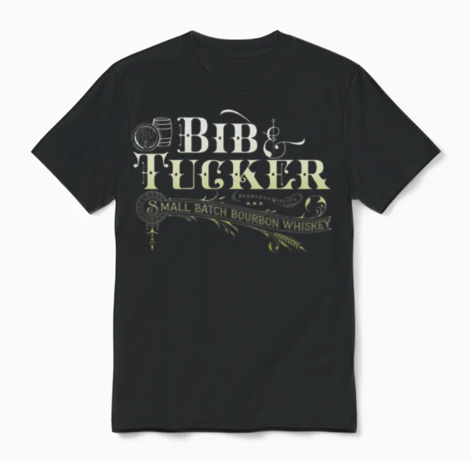 Bib and Tucker Unisex T-Shirt in Black