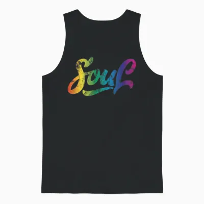 Soul Retro Unisex Tank Top - Black