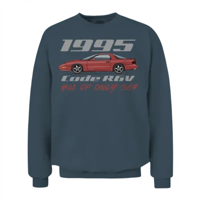 Code Medium Red Unisex Sweatshirt - Dark Heather