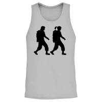 2 Girlfriends Hiking — & Outdoors Unisex Tank Top - Ash – 2