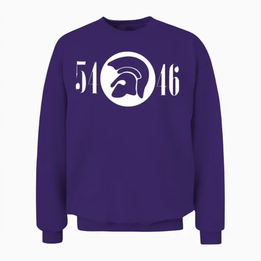 Registres Trojan 54 46 T-Shirt Haut De Gamme Unisex Sweatshirt - Purple