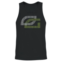 Optic Gaming Logo White Spell Out Mp Unisex Tank Top - Black – 2