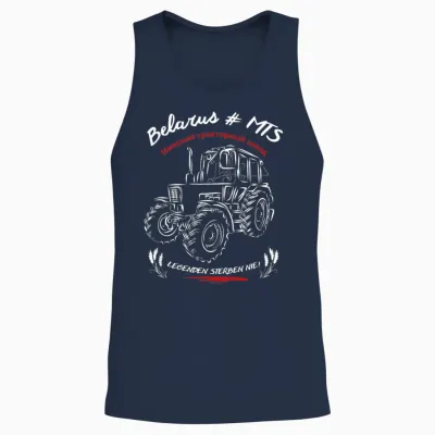 Belarus Mts//legenden Sterben Nie. Ostalgie/landmaschinen Unisex Tank Top - Navy