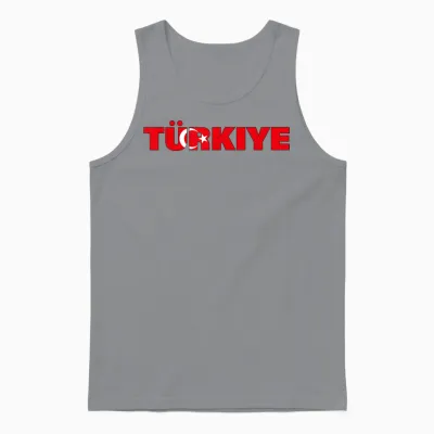 Türkei Flagge Türk Bayragi Herren Türkei Kinder Türkiye Unisex Tank Top - Sport Grey