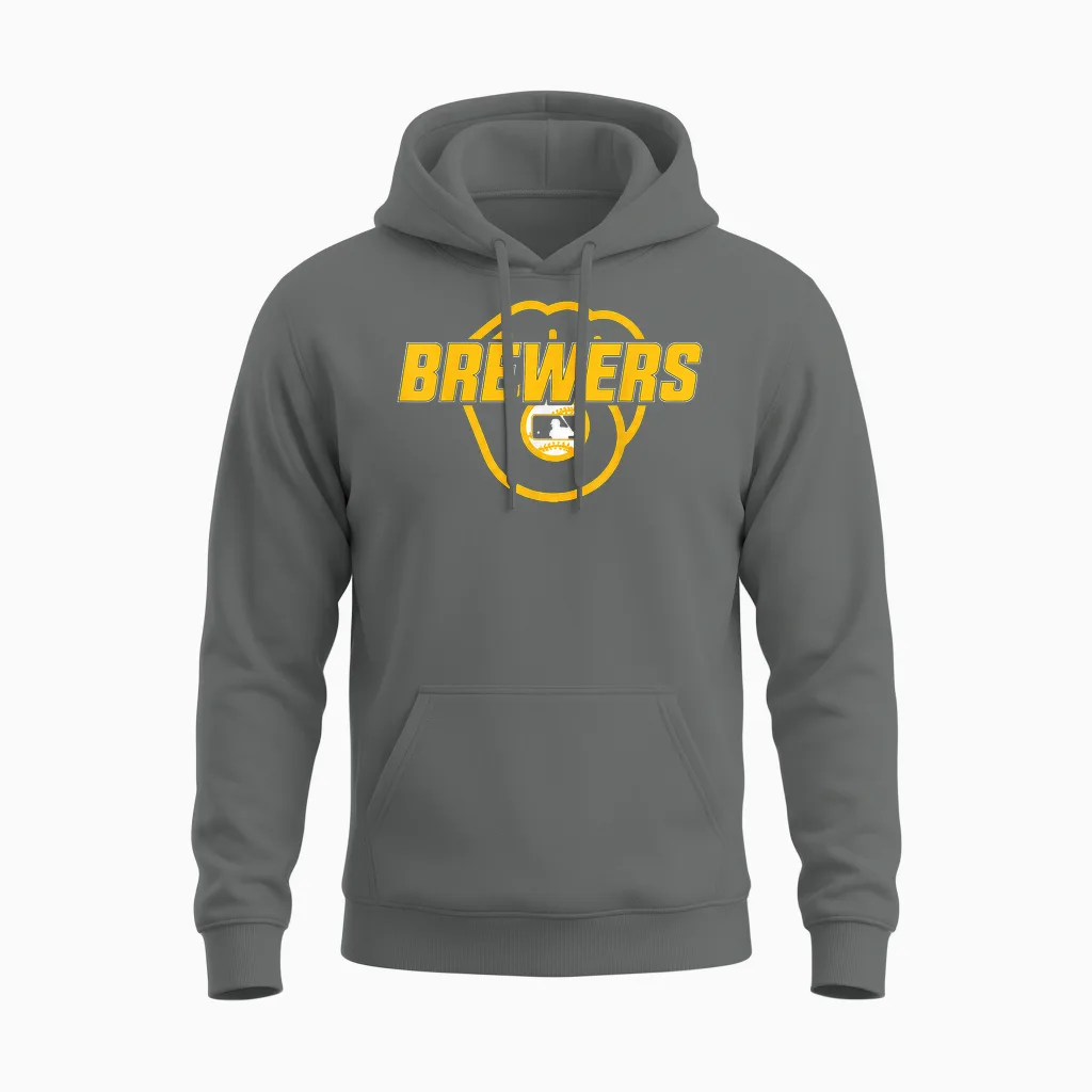 Vintage Brewers Retro Classic Gifts for Men Women Unisex Hoodie in Graphite Heather