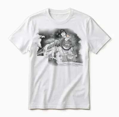 Steam Locomotive Train Engine Railroad Big-Boy Train 4014 Unisex T-Shirt - White