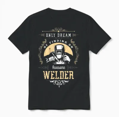 Welder Mans Unisex T-Shirt - Black