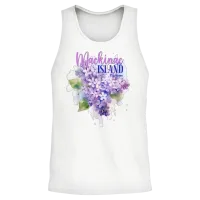 Mackinac Island Michigan Lilacs Lilac Festival Sta Unisex Tank Top - White – 2