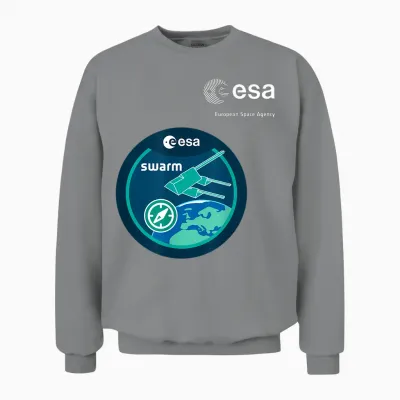 Esa European Space Agency Mission Swarm Unisex Sweatshirt - Sport Grey