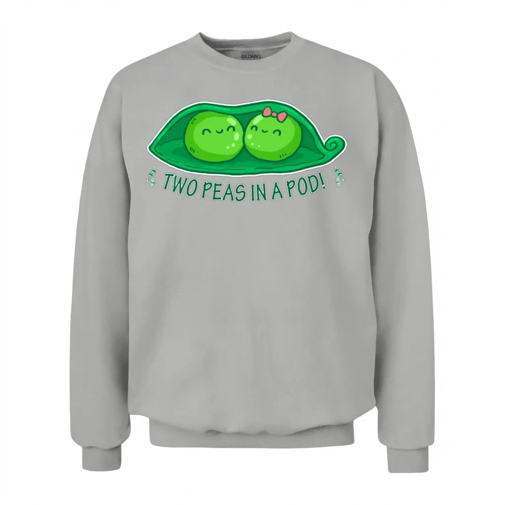 Two Peas in a Pod 2 Unisex Sweatshirt - Ash