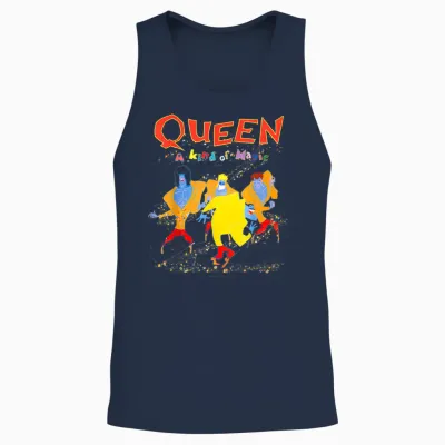 Queen Official Art of Magic T-Shirt, Black, S Unisex Tank Top - Navy