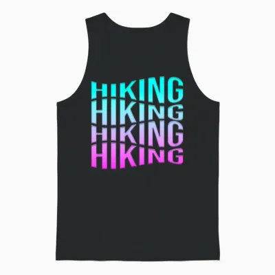 Hiking Unisex Tank Top - Black