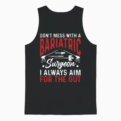 Funny Gastric Unisex Tank Top - Black