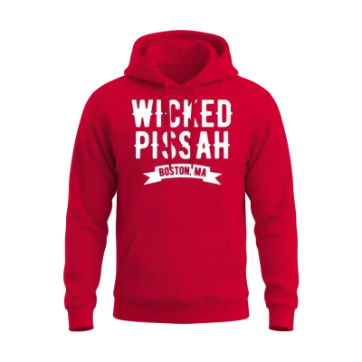 Wicked Pissah Unisex Hoodie - Red