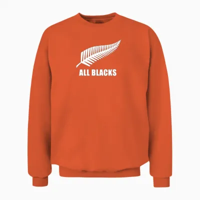 All Blacks New Zealand Cricket Unisex Sweatshirt - Orange