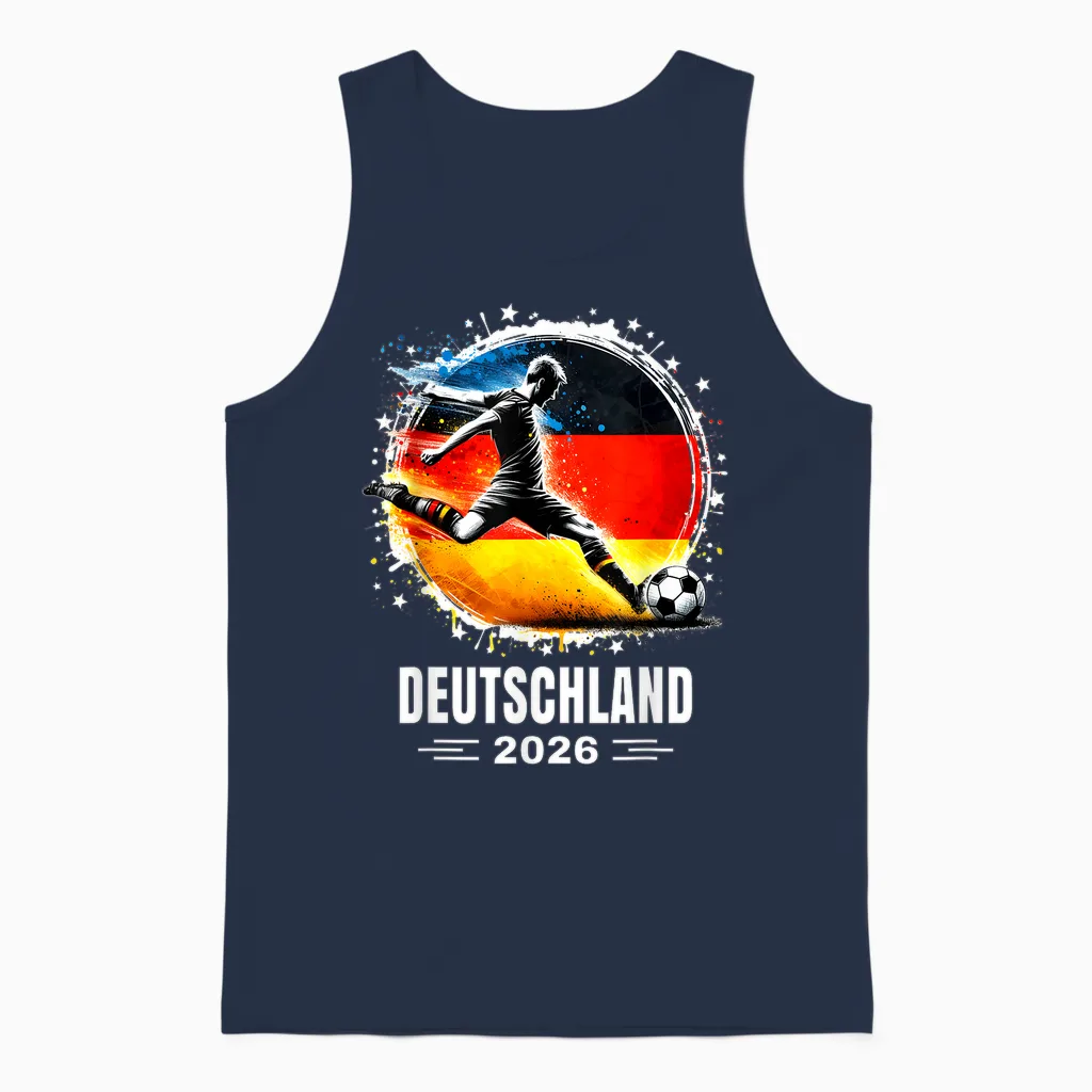 Deutschland Spieler 2026 Deutschland Shirt Herren Damen Fans Unisex Tank Top in Navy