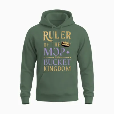 School Custodian School Staff Janitor Unisex Hoodie - Military Green