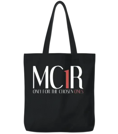 Mc1r Only for the Chosen Ones Funny Redhead Tote Bags - Black