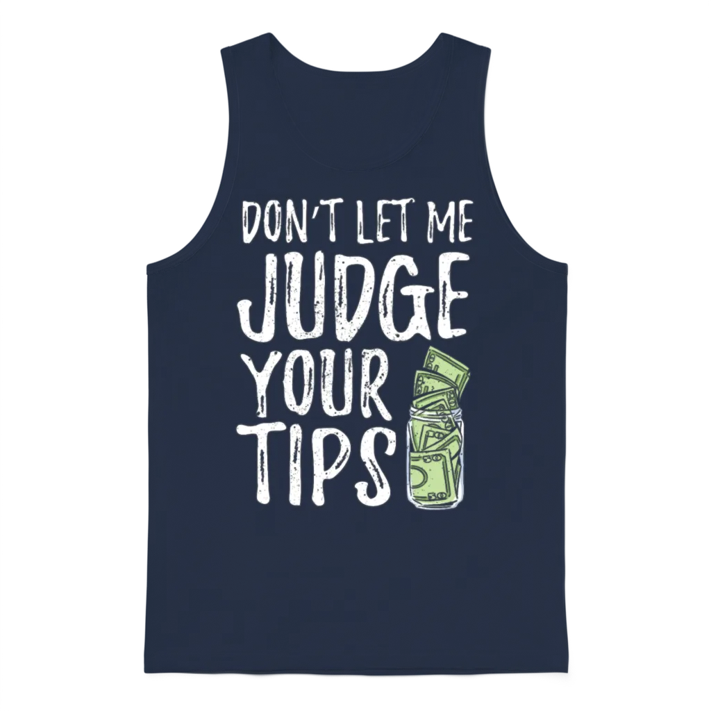 Bartender Funny Bartending Unisex Tank Top - Navy