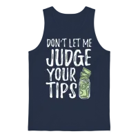 Bartender Funny Bartending Unisex Tank Top - Navy – 1