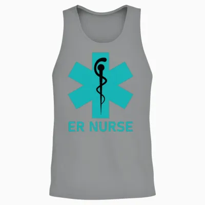 Er Nurse - Nursing Unisex Tank Top - Sport Grey
