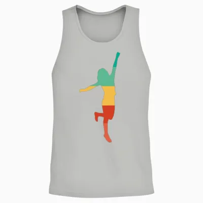 Retro Dancer Unisex Tank Top - Ash