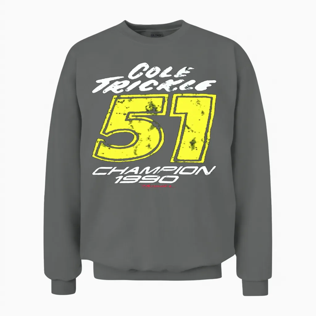 51 Cole Trickle Logo Unisex Sweatshirt in Graphite Heather