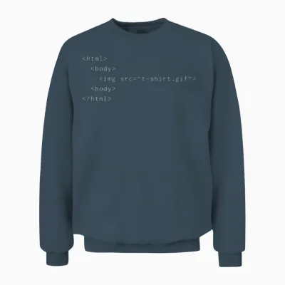 Internet Computer Coding Programming Gift Idea Unisex Sweatshirt - Dark Heather