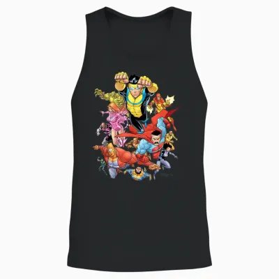 Invincible - Universe Unisex Tank Top - Black
