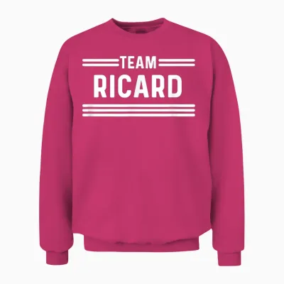 Team Ricard - Family Name Unisex Sweatshirt - Heliconia