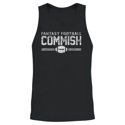 Fantasy Football Commish Unisex Tank Top - Black