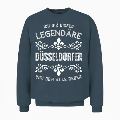 Ich Bin Dieser Legendäre Düsseldorfer Unisex Sweatshirt - Dark Heather