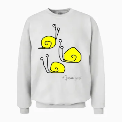 Snailmeeting © Chyropterum Innoxius Unisex Sweatshirt - White