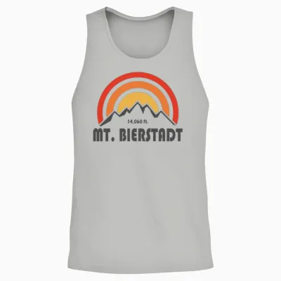 Mt. Bierstadt Colorado Unisex Tank Top - Ash