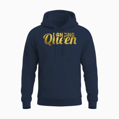 Dancing Queen T-Shirt | Cooles Lustiges Shirt Für Mädchen Tänzerinnen Unisex Hoodie - Navy