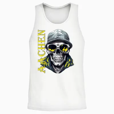 Aachen T-Shirt Aachener Ultras Fans Geschenke Aachen Nrw Unisex Tank Top - White