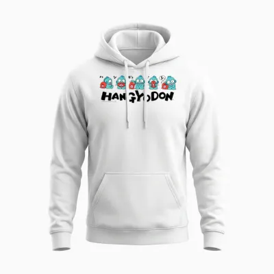 Sanrio Hangyodon and Friends Unisex Hoodie - White