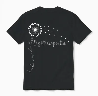 Liebe Was Du Tust, Physiotherapeutin Frauen Ergotherapeutin Unisex T-Shirt - Black