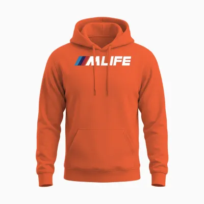 M-Life Car Enthusiast Unisex Hoodie - Orange