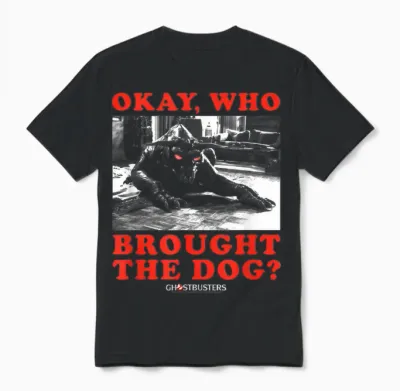 Ghostbusters Who Brought the Dog Zuul Lustiger Film Unisex T-Shirt - Black