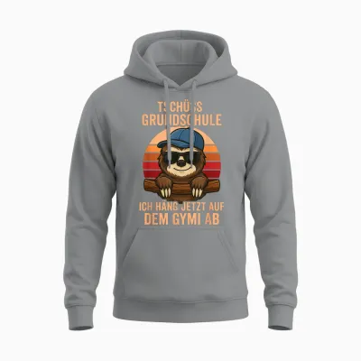 Tschüss Grundschule Gymi Grundschule Abschluss 2026 Unisex Hoodie - Sport Grey