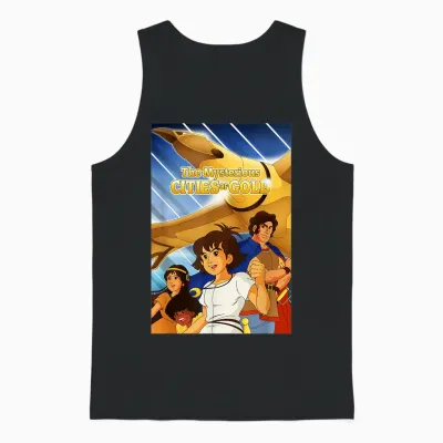 The Mysterious Cities of Gold - Retro 80s Cartoon Kids T-Shirt, Black Unisex Tank Top - Black