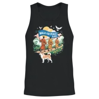Walk for Peace Aloka Unisex Tank Top - Black – 2
