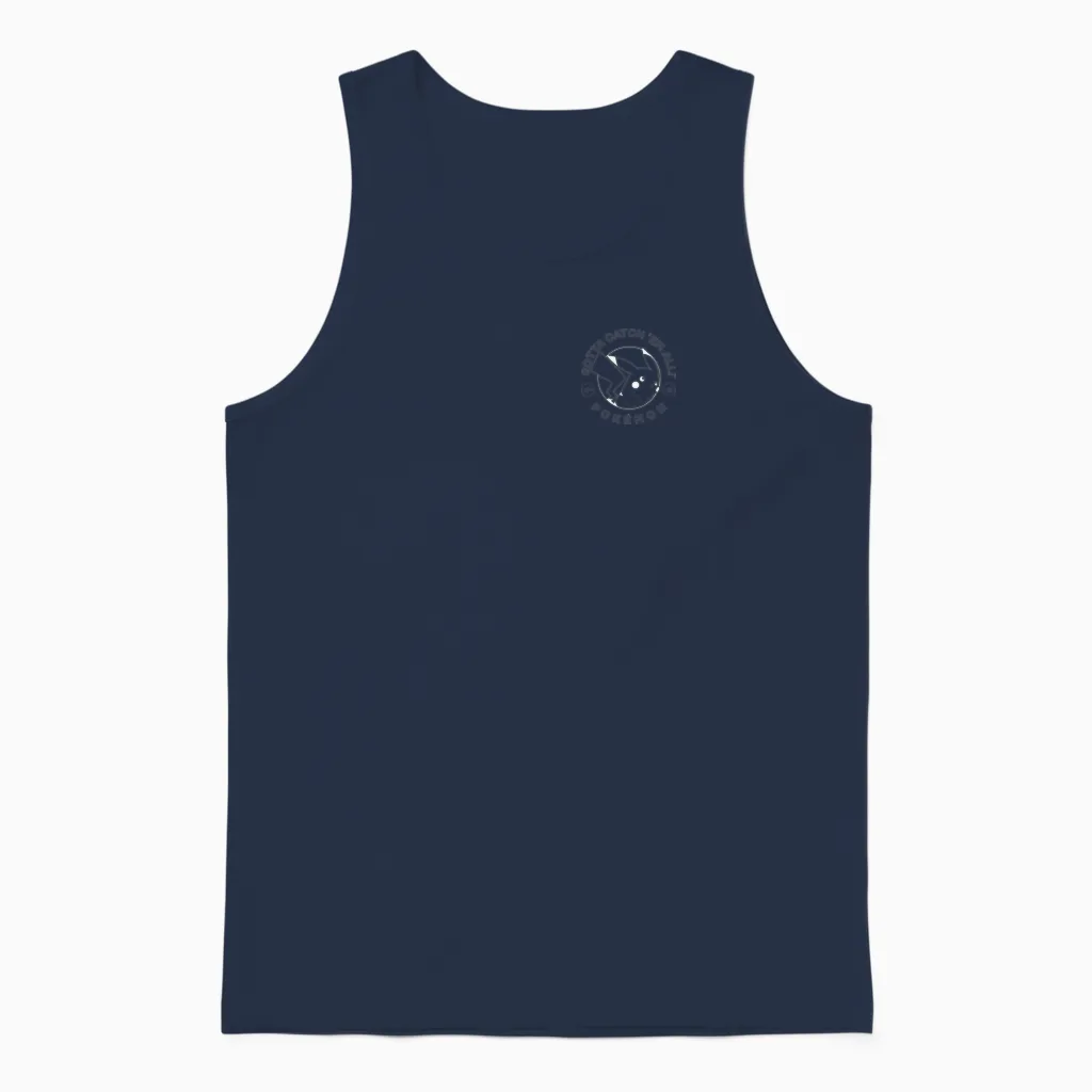Pokémon Pikachu Catch Em All Pocket Unisex Tank Top in Navy